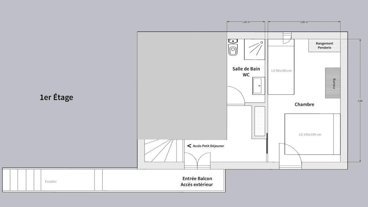 Chambre Privative Dans Ferme Renovee A 7Mn De Perigueux Champcevinel ภายนอก รูปภาพ